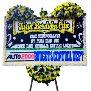 Bunga Papan Elegan dengan desain minimalis ini cocok untuk berbagai acara seperti ucapan selamat atau belasungkawa. Dibuat dengan bunga segar pilihan yang dirangkai secara profesional untuk memberikan kesan yang sopan dan berkesan. Ranga kuat, kokoh, dan elegan. Bisa custom untuk penulisan nama, ucapan, dan warna sesuai keinginan Anda.