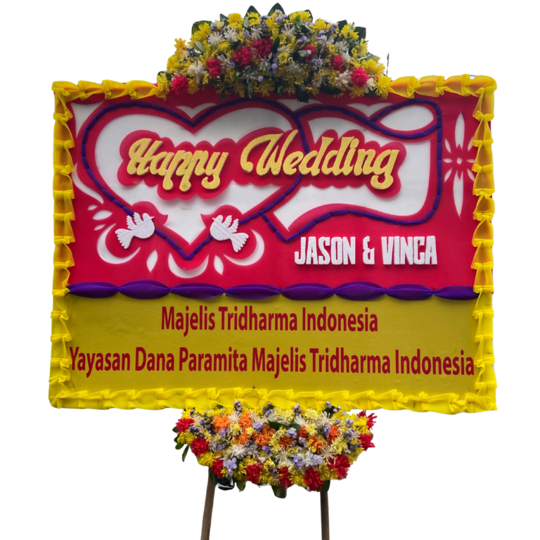 Bunga Papan Elegan dengan desain minimalis ini cocok untuk berbagai acara seperti ucapan selamat atau belasungkawa. Dibuat dengan bunga segar pilihan yang dirangkai secara profesional untuk memberikan kesan yang sopan dan berkesan. Ranga kuat, kokoh, dan elegan. Bisa custom untuk penulisan nama, ucapan, dan warna sesuai keinginan Anda.