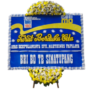 Bunga Papan Elegan dengan desain minimalis ini cocok untuk berbagai acara seperti ucapan selamat atau belasungkawa. Dibuat dengan bunga segar pilihan yang dirangkai secara profesional untuk memberikan kesan yang sopan dan berkesan. Ranga kuat, kokoh, dan elegan. Bisa custom untuk penulisan nama, ucapan, dan warna sesuai keinginan Anda.